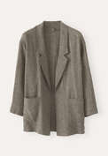 Edge-to-edge jacket, Black fawn, webstill