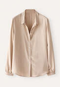 Rounded collar blouse, Soft fawn, webstill