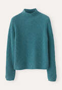 Cable sweater, Dark turquoise, webstill