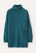 Roll-neck sweater, Dark turquoise, webstill