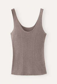 Knitted vest, Oatmeal, webstill