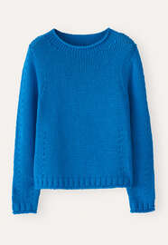 High-neck sweater, Soft peacock, webstill