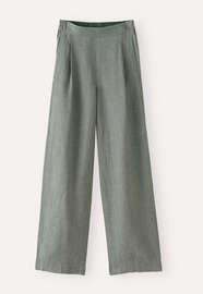 Flat-front trousers, Dark bay, webstill