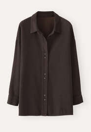 Over-shirt, Brown black, webstill
