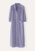 Pleat-detail dress, Violet, webstill