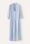 Shawl-collar dress, Sky white, webstill