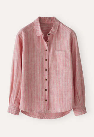 Striped shirt, Soft coral, webstill
