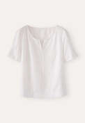 Tuck-detail top, White, webstill