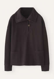 Funnel-neck tunic, Espresso, webstill