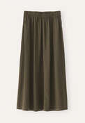 Gingham skirt, Dark khaki, webstill