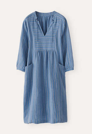 Striped dress, Cornflower, webstill