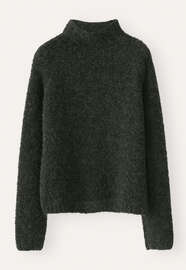 Funnel-neck sweater, Dark forest, webstill