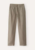Straight-leg trousers, Soft mushroom, webstill