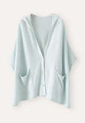 Hooded cardigan, Pale denim, webstill