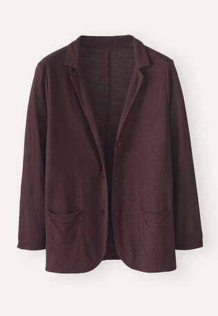 Jersey blazer, Fig, webstill