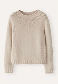 High-neck sweater, Natural, webstill