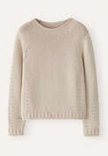 High-neck sweater, Natural, webstill