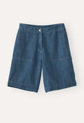 Indigo-dyed shorts, Dark denim, webstill