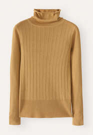Ribbed sweater, Honey yellow, webstill