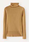 Ribbed sweater, Honey yellow, webstill