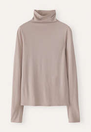 Funnel-neck top, Pink mink, webstill