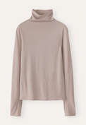 Funnel-neck top, Pink mink, webstill