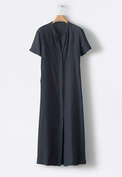 Button-through dress, Blue black, webstill