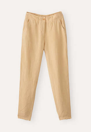 Tapered trousers, Pale honey, webstill