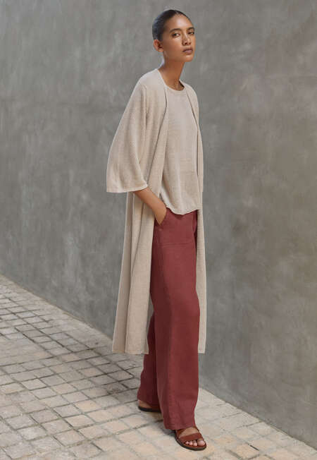 Edge-to-edge cardigan, Natural, completeTheLook