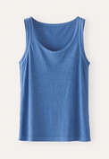 Panelled vest, Dark marine, webstill