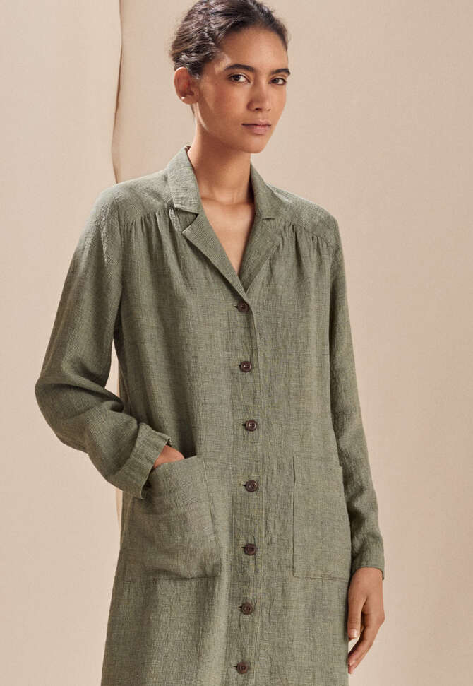 Coat-dress, Grey khaki, completeTheLook