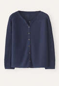 Dolman-sleeve cardigan, Blue black, webstill