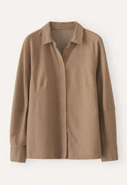Raglan-sleeve blouse, Camel grey, webstill