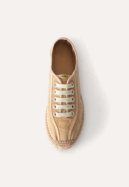 Espadrille trainer, Stone, completeTheLook