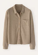 Jersey striped shirt, Bronze cream, webstill