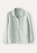 Collared sweater, Pale aqua, webstill