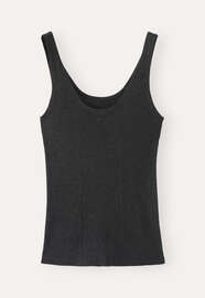 Knitted vest, Black marl, webstill