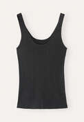 Knitted vest, Black marl, webstill