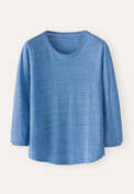 Round-neck top, Bluebell, webstill