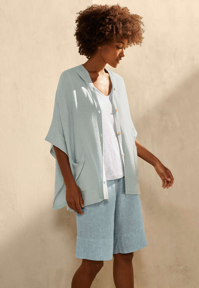 Hooded cardigan, Pale denim, completeTheLook