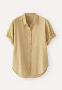 Short-sleeve shirt, Pale chartreuse, webstill