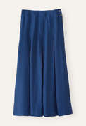 Long pleated skirt, Blue ink, webstill