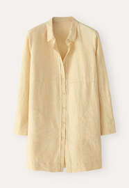 Longline shirt, Pastel yellow, webstill