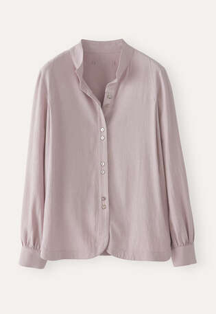 Funnel-neck blouse, Orchid rose, webstill