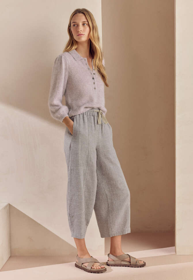 Collared sweater, Pale lavender, completeTheLook