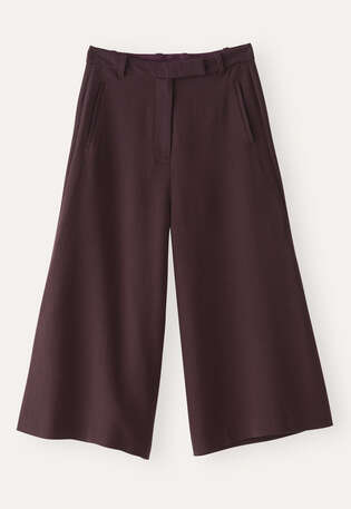 Tailored culottes, Claret, webstill