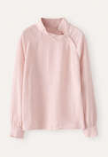 Funnel neck blouse, Cloud pink, webstill