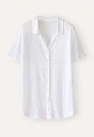 Relaxed jersey shirt, White, webstill