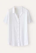 Relaxed jersey shirt, White, webstill