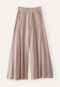 Wide-leg jersey trousers, Mink taupe, webstill